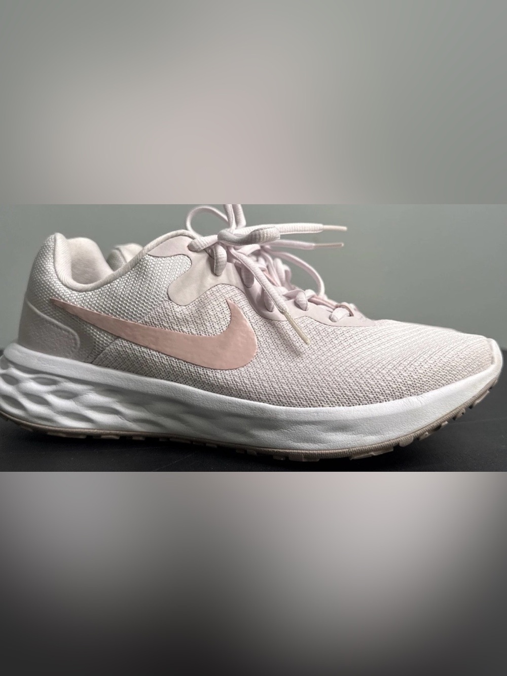 NIB Nike Revolution 6 Next Nature Mesh Wmns Sneakers Light Violet Champagne Sz 6